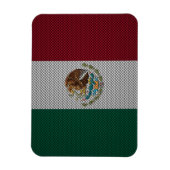 Vlag van Mexico met Carbon Fiber Effect Magneet (Verticaal)