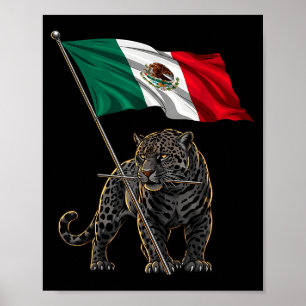 Vlag van Mexico Mexicaanse trots Mexicaanse wortel Poster