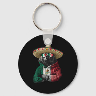 Vlag van Mexico Mexicaanse trots Mexicaanse wortel Sleutelhanger