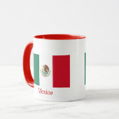 Vlag van Mexico Mok (Voorkant links)