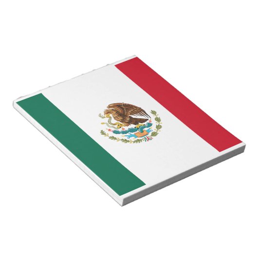 Vlag van Mexico Notitieblok (Schuin)