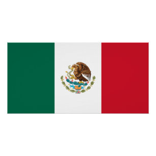 Vlag van Mexico Perfect Poster