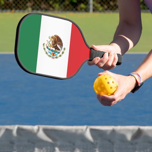 Vlag van Mexico Pickleball Paddle (Insitu)