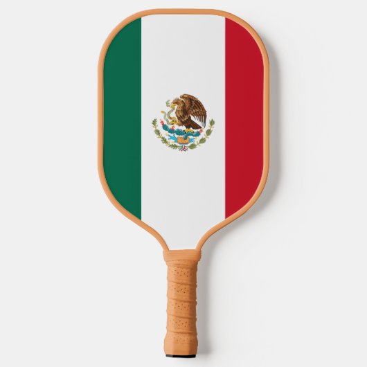 Vlag van Mexico Pickleball Paddle (Achterkant)