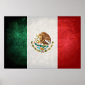 Vlag van Mexico Poster (Voorkant)
