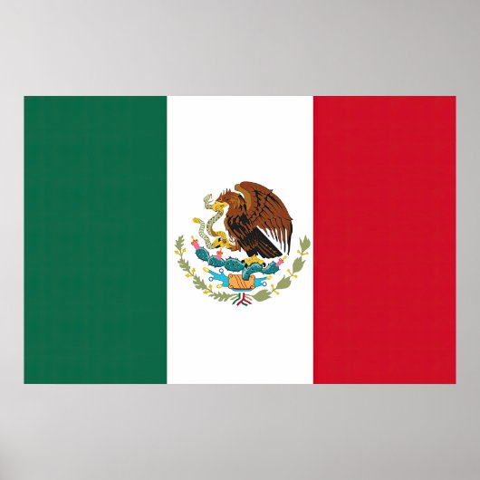 Vlag van Mexico Poster (Voorkant)
