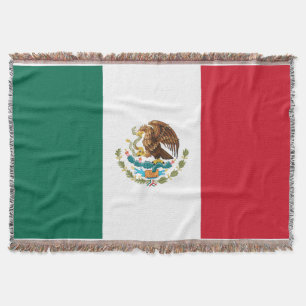 Vlag van Mexico Premium Woven Throw Blanket Deken