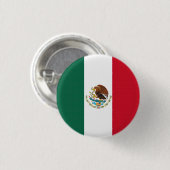 Vlag van Mexico Ronde Button 3,2 Cm (Voorkant /achterkant)