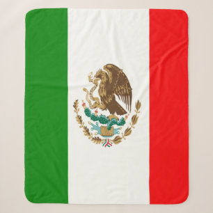 Vlag van Mexico Sherpa Deken