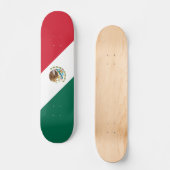Vlag van Mexico Skateboard (Voorkant)