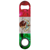  vlag van Mexico Speed Flessenopener (Achterkant)