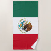 Vlag van Mexico Strandlaken (Voorkant)