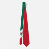 Vlag van Mexico Stropdas (Achterkant)
