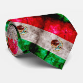 vlag van Mexico Stropdas (Opgerold)