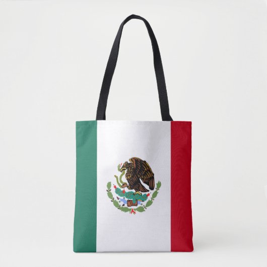 Vlag van Mexico Tote Bag (Voorkant)