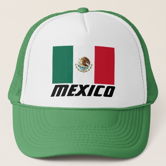 Vlag van Mexico Trucker Pet (Voorkant)