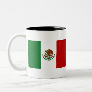 Vlag van Mexico Tweekleurige Koffiemok