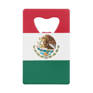 Vlag van Mexico, Vlag van de Mexicaanse Republiek Kredietkaart Flessenopener
