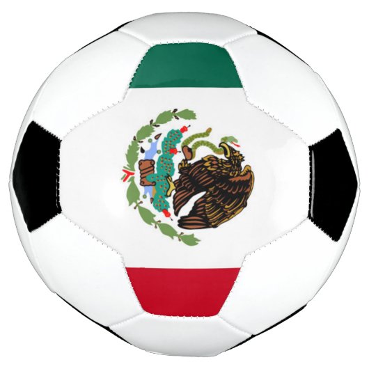 Vlag van Mexico Voetbal (Gedraaid)