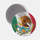 Vlag van Mexico, wapenstilstand Magneet (Voorkant / Achterkant)
