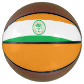 Vlag van Miami, Florida Basketball Basketbal (Voorkant)