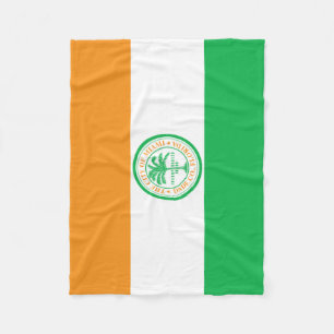 Vlag van Miami, Florida Fleece Blanket Deken