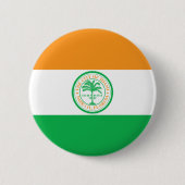 Vlag van Miami, Florida Pinback Button (Voorkant)