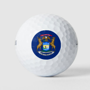 Vlag van Michigan Golfballen