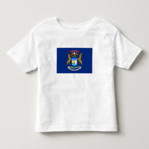 Vlag van Michigan Kinder Shirts
