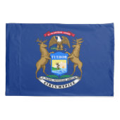 Vlag van Michigan Kussensloop (Achterkant)