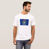 Vlag van Michigan T-shirt (Voorkant volledig)