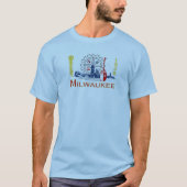 vlag van Milwaukee T-shirt (Voorkant)