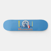 Vlag van Milwaukee, Wisconsin Skateboard (Horizontaal)