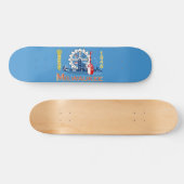 Vlag van Milwaukee, Wisconsin Skateboard (Horizontaal)