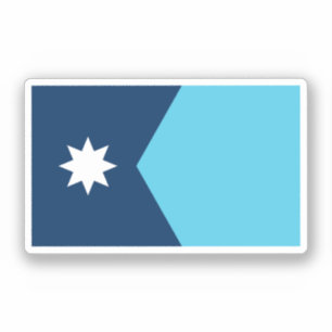 Vlag van Minnesota Sticker