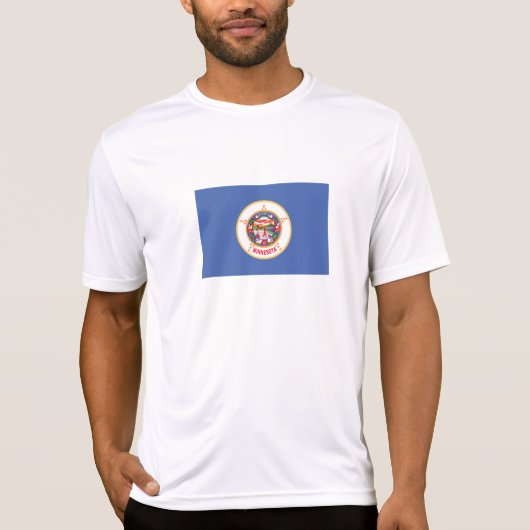 Vlag van Minnesota T-shirt (Voorkant)