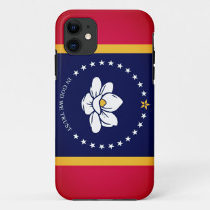 vlag van Mississippi (2020) iPhone 11 Hoesje