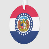 Vlag van Missouri State-ontwerp Ornament (voorkant)