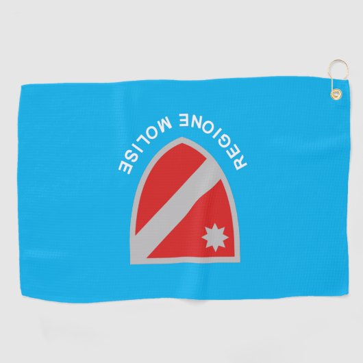 Vlag van Molise (Italië) Golfhanddoek (Horizontaal)