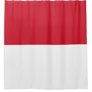 Vlag van Monaco Douchegordijn