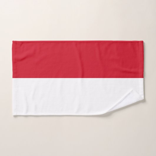 Vlag van Monaco Handdoek (Handdoek)