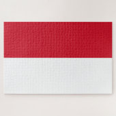 Vlag van Monaco Legpuzzel (Horizontaal)