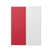 Vlag van Monaco Notitieblok (Gedraaid)