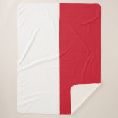 Vlag van Monaco Sherpa Deken (Voorkant)