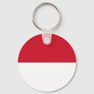 Vlag van Monaco Sleutelhanger