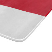 Vlag van Monaco Snijplank (Hoek)