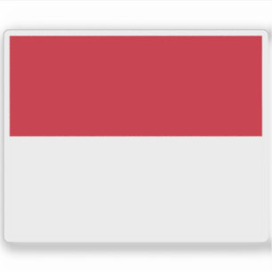 Vlag van Monaco Sticker