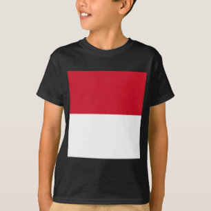 Vlag van Monaco T-shirt