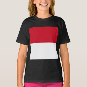 Vlag van Monaco T-shirt