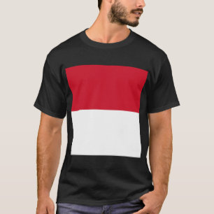 Vlag van Monaco T-shirt